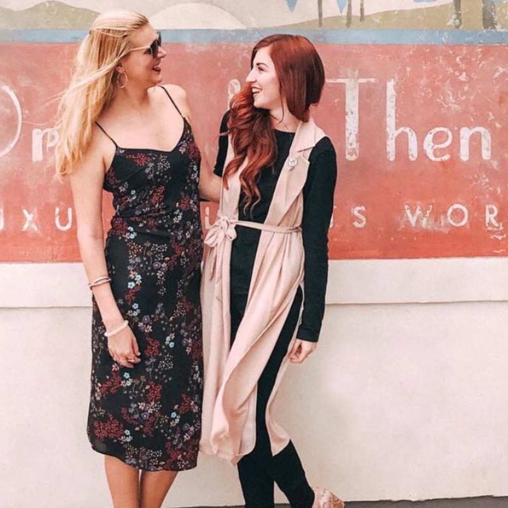 Pale Blush Layering Wrap Duster